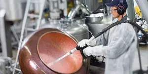 Levensmiddelen-, farmaceutische en cosmetica-industrie